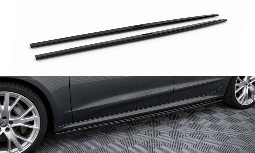 Side Skirts Diffusers Audi A7 C8 S-Line / S7 C8