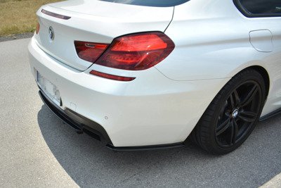 CENTRAL REAR SPLITTER for BMW 6 Gran Coupé MPACK (with a vertical bar)